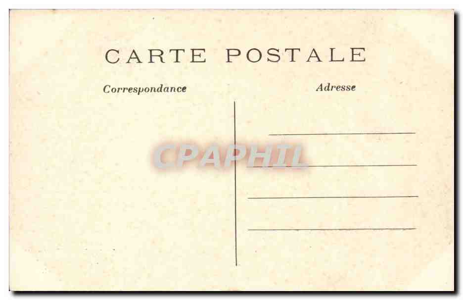 Paris - 5 - Square de Cluny - CPA  — Rückseite