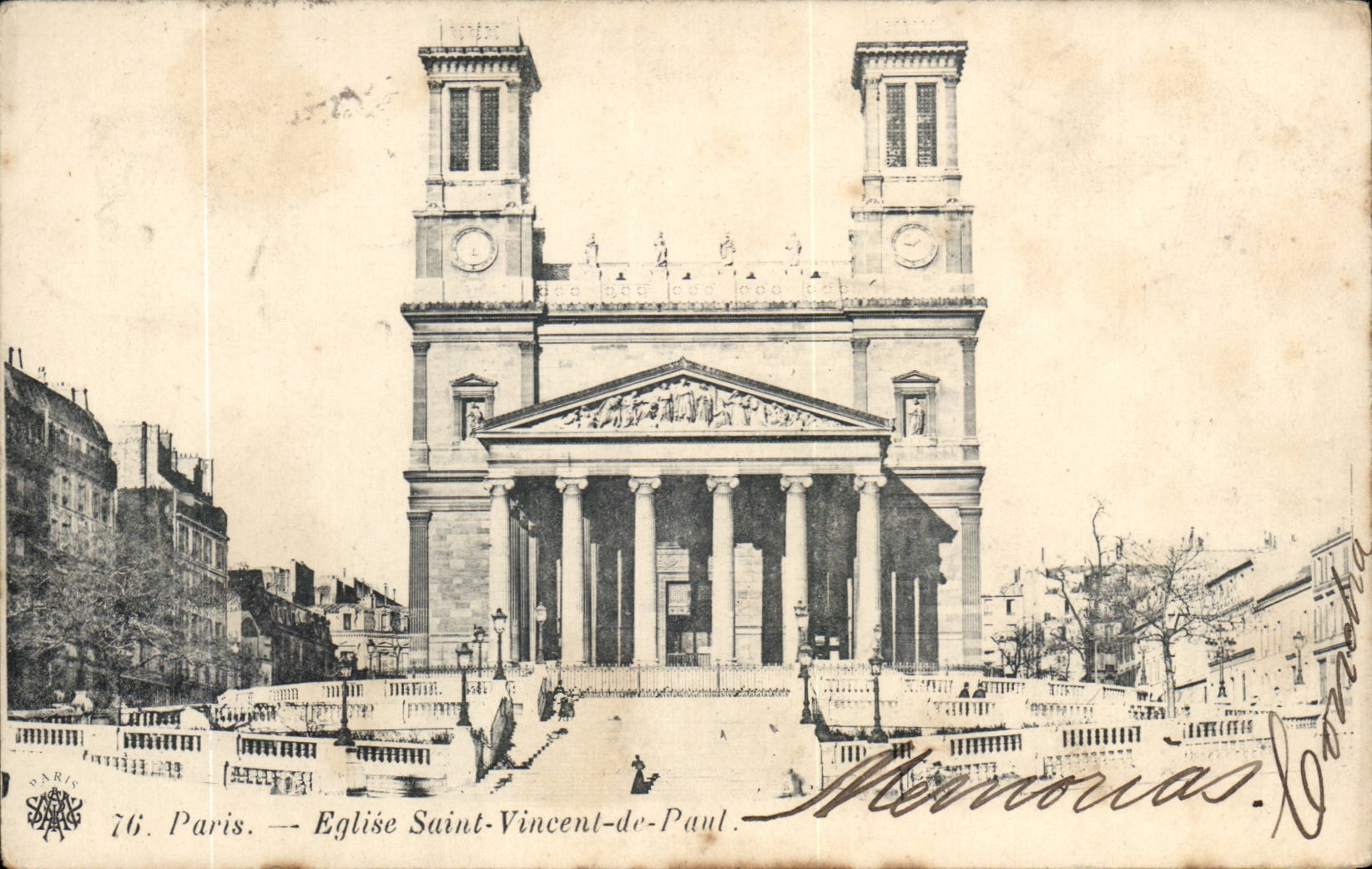 Paris - 10 - Eglise Saint Vincent de Paul - CPA 