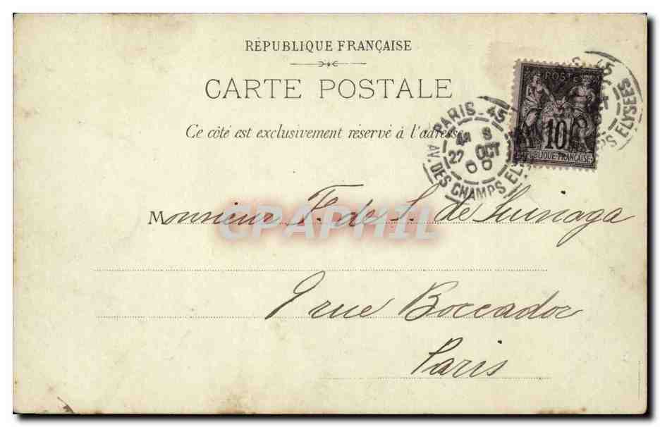 Paris - 10 - Eglise Saint Vincent de Paul - CPA  — Verso