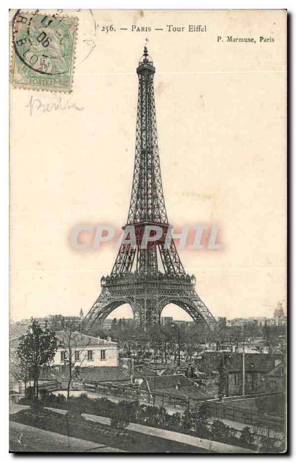 Paris - 7 - Tour Eiffel - Eiffel Tower CPA 