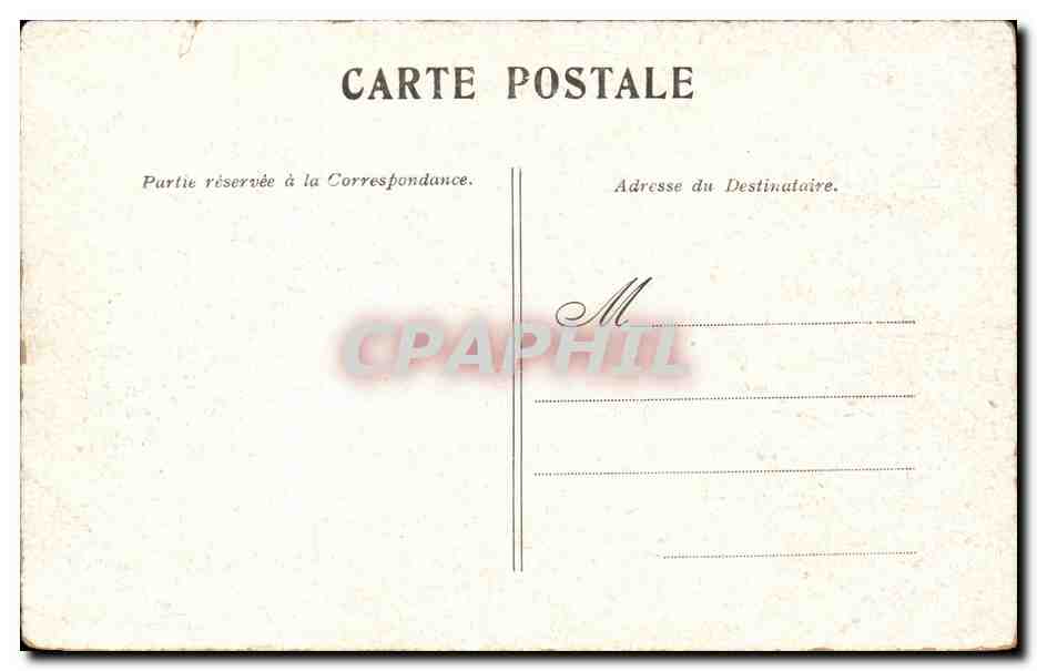 Paris - 1 - La Chambre des Deputes CPA  — Rückseite