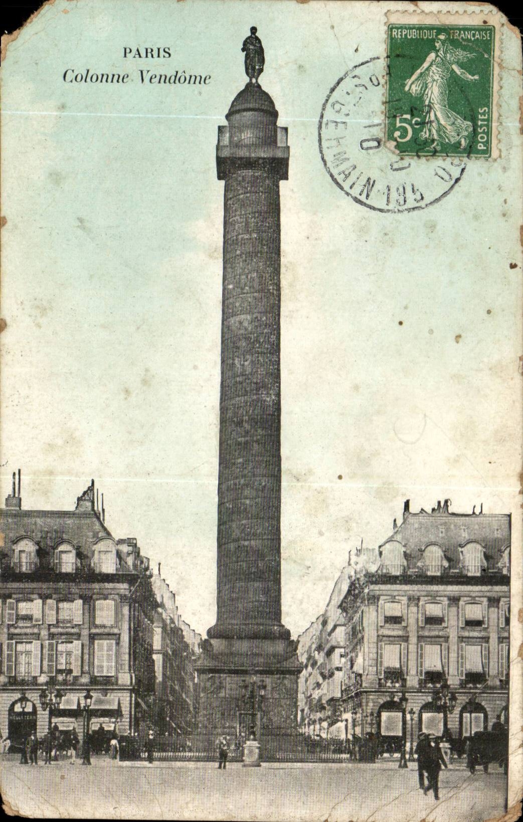 Paris — Colonne Vendôme — éditeur inconnu, n° de série non visible