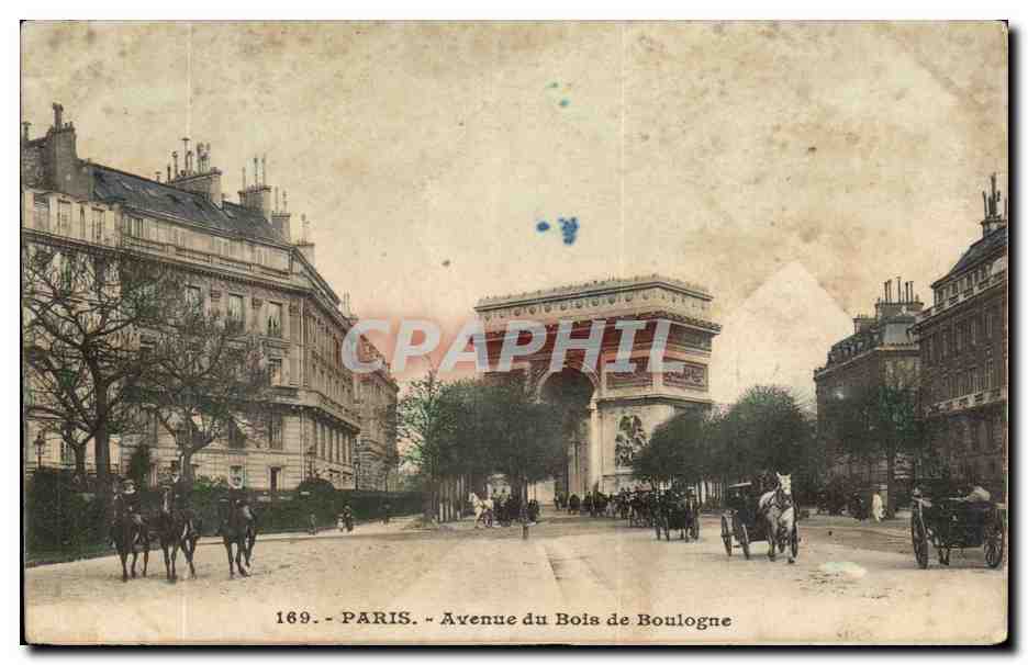 Paris - 16 - Avenue du Bois de Boulogne CPA 