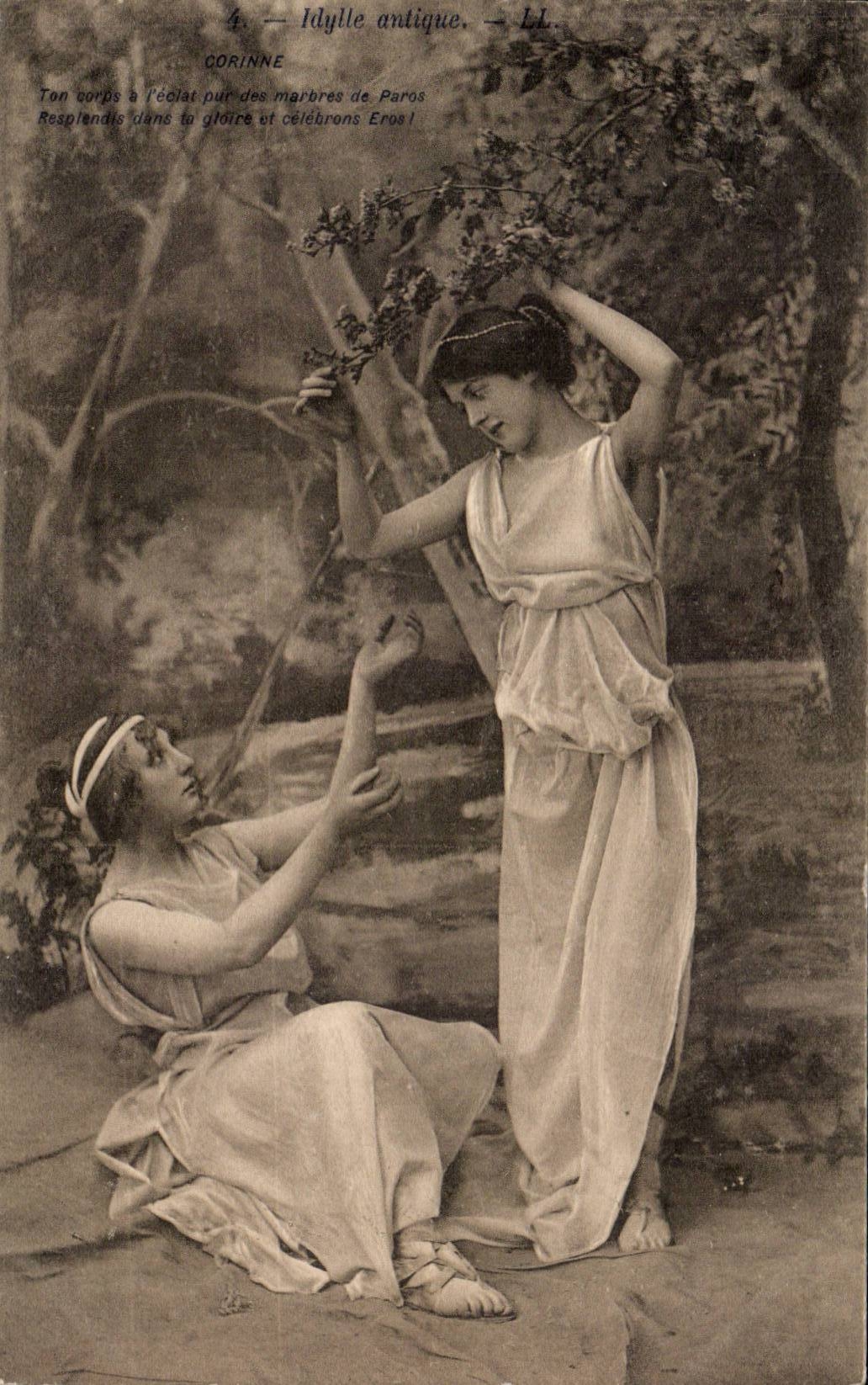 fantaisie - Femme - Women in Beautiful Grecian Costumes - CPA 