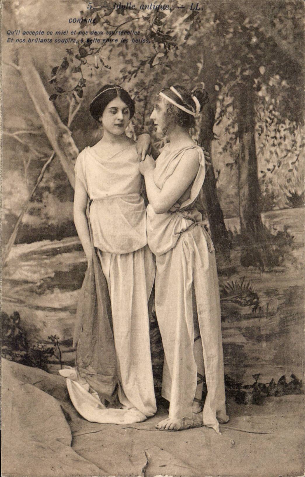 fantaisie - Femme - Women in Beautiful Grecian Costumes - CPA 