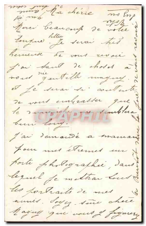 Giovane donna — ritratto studio — M. 18, Repubblica — Verso