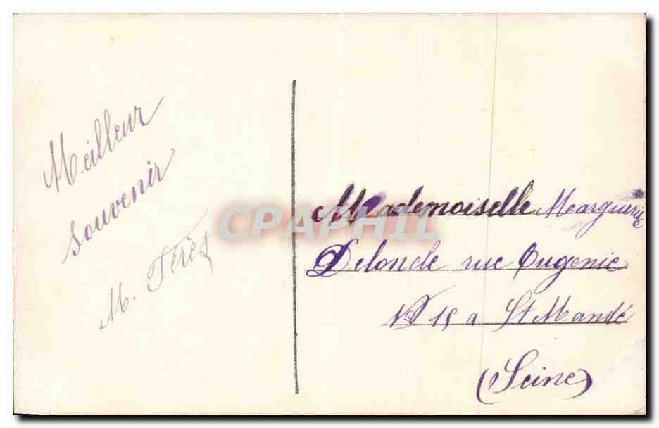 Jeune femme avec couronne de gui — Bonne Année — éditeur anonyme, n° 213 — Verso