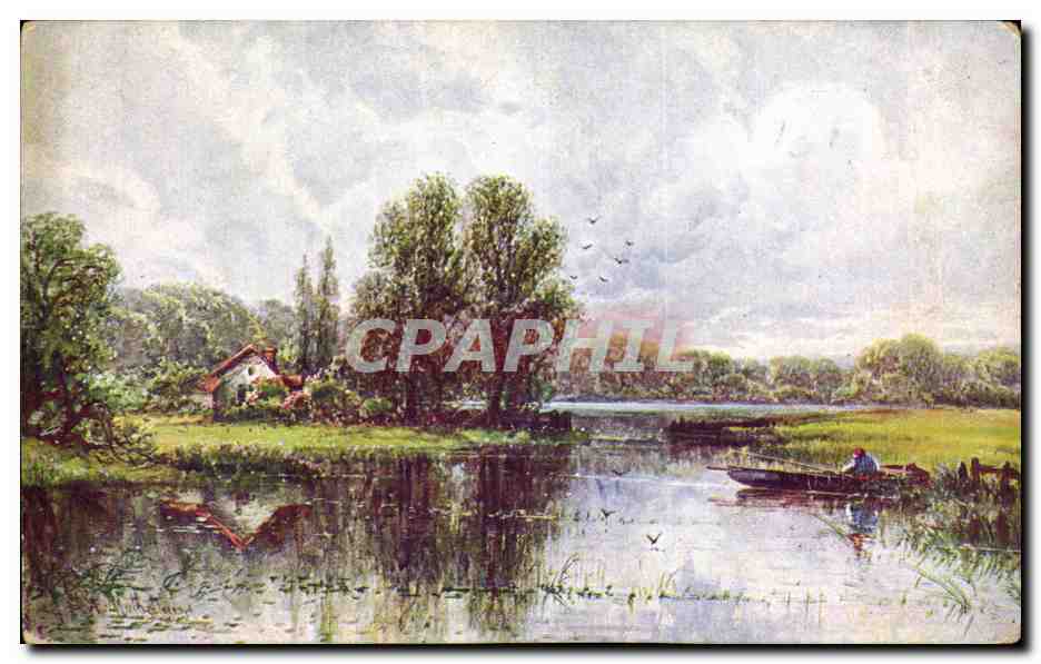 CPA Fantaisie Paysage