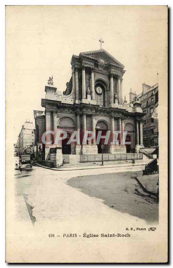 CPA Paris Eglise Saint Roch