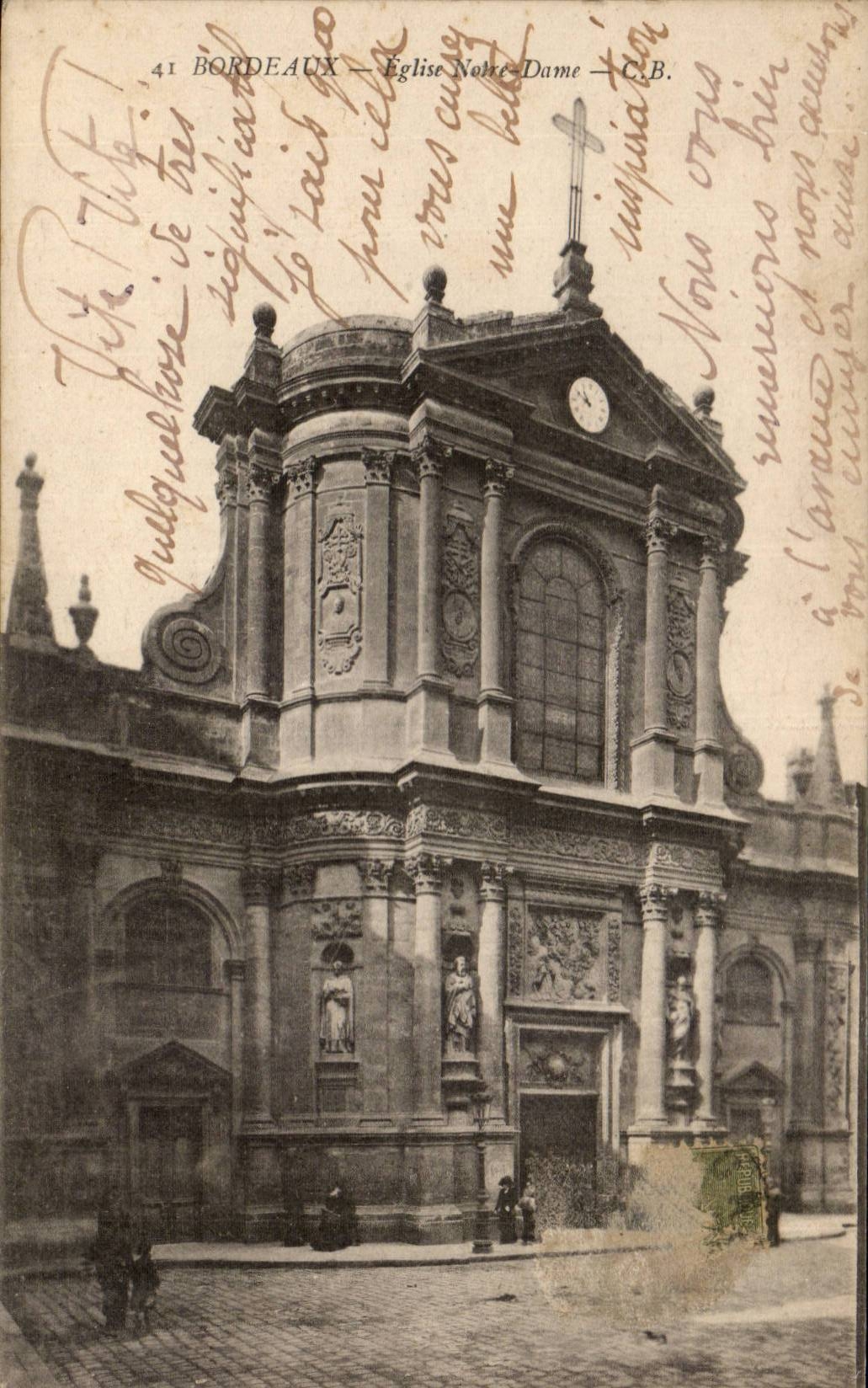 Bordeaux CPA Eglise Notre DAme