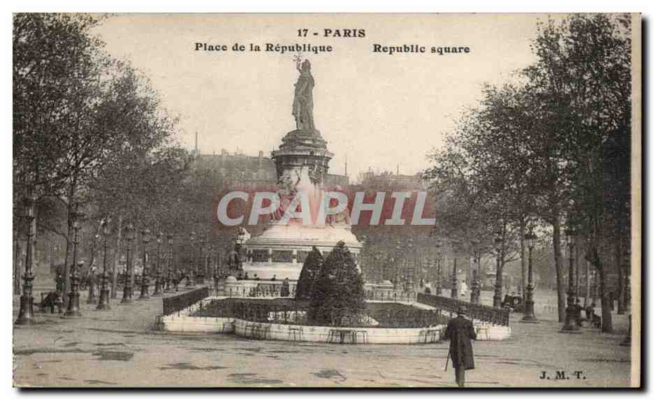 Paris - 10 - Place de la Republique - CPA 