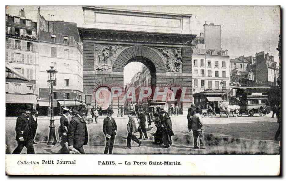 Paris - 10 - Porte Saint Martin - Collection Petit Journal - CPA 