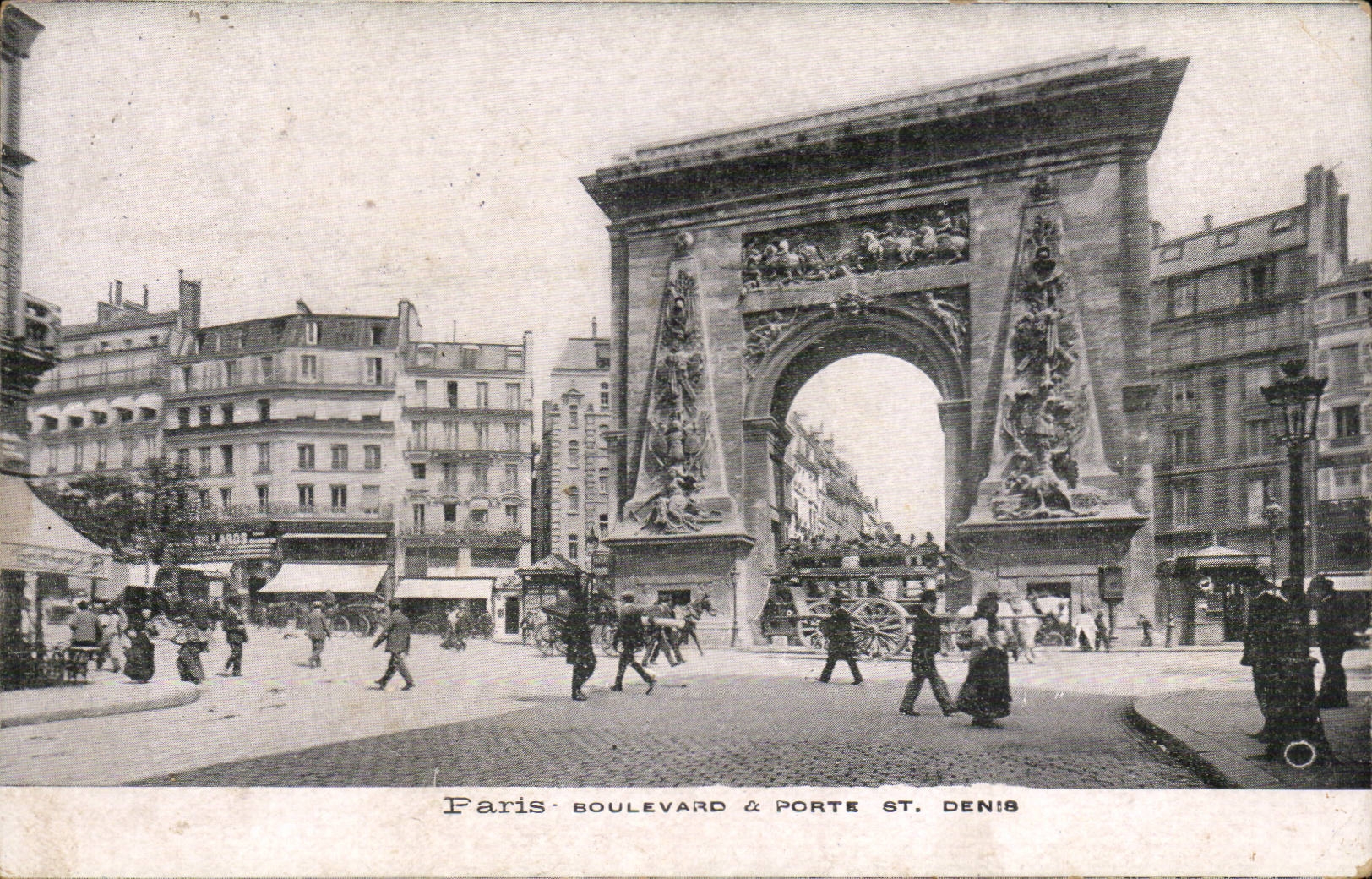 Paris - 10 - Boulevard et Porte Saint Denis - CPA 