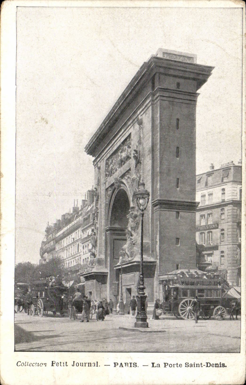 Paris - 10 - Porte Saint Denis - Colection Petit Journal - CPA 
