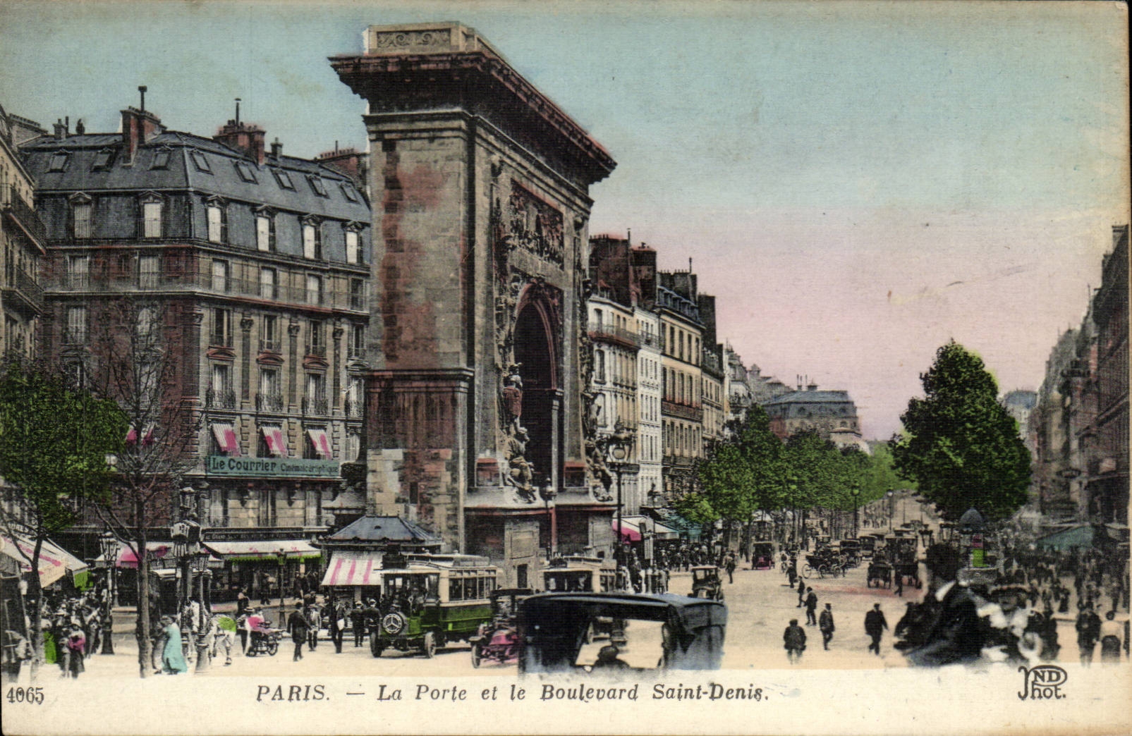 Paris - 10 - Porte Saint Denis - Boulevard - CPA 