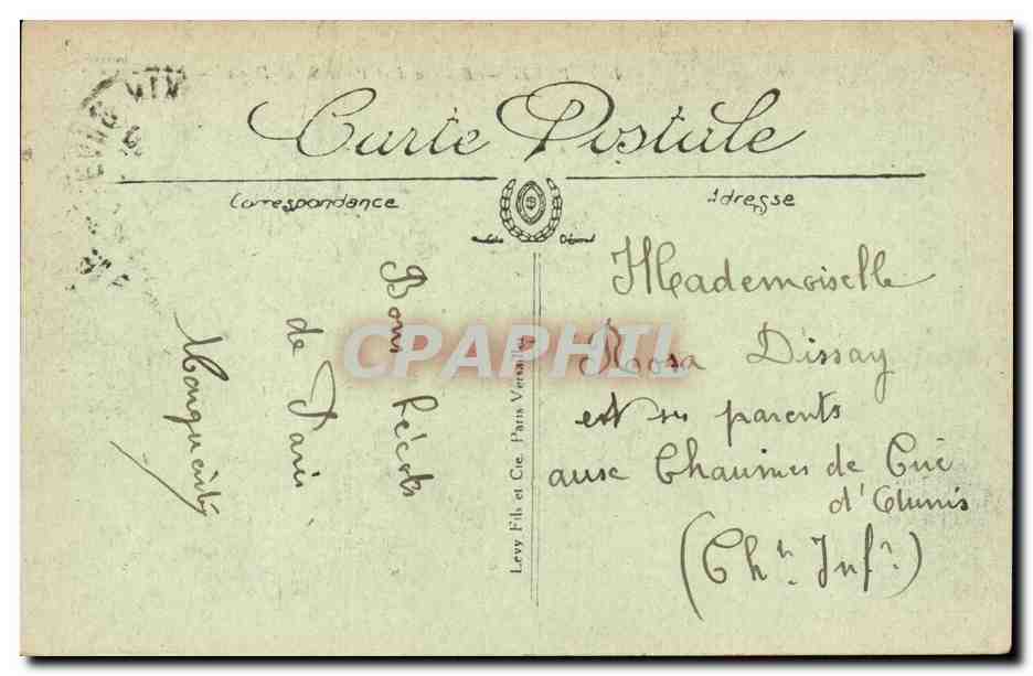 Paris - 10 - Porte Saint Denis - Boulevard - CPA  — Verso