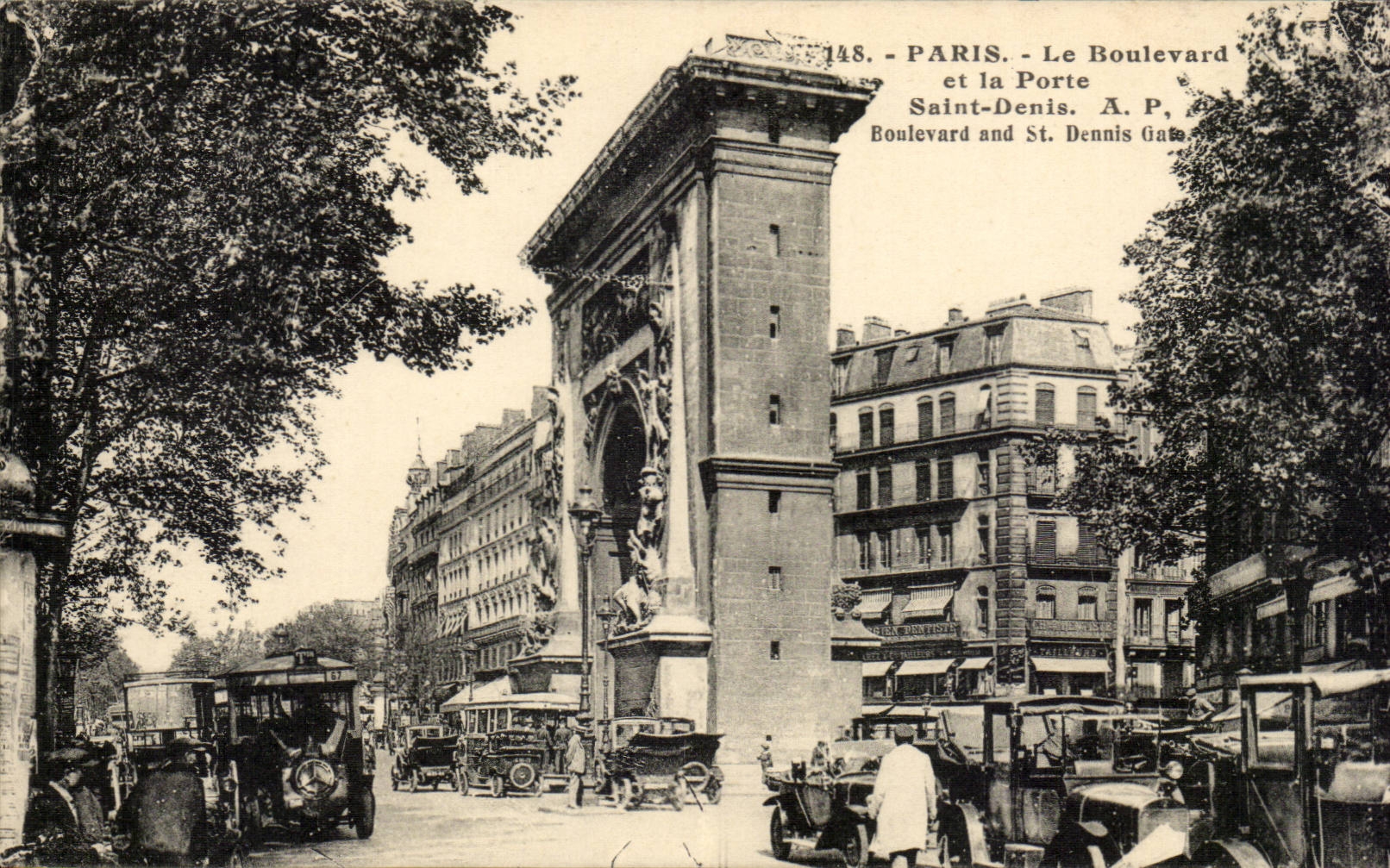 Paris - 10 - Porte Saint Denis - CPA 