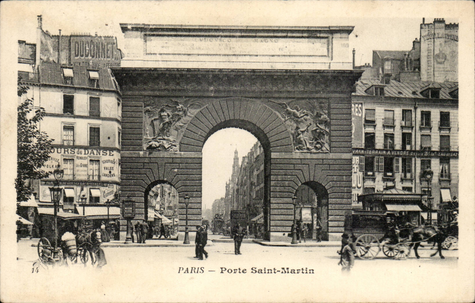 Paris - 10 - Porte Saint Denis - CPA 