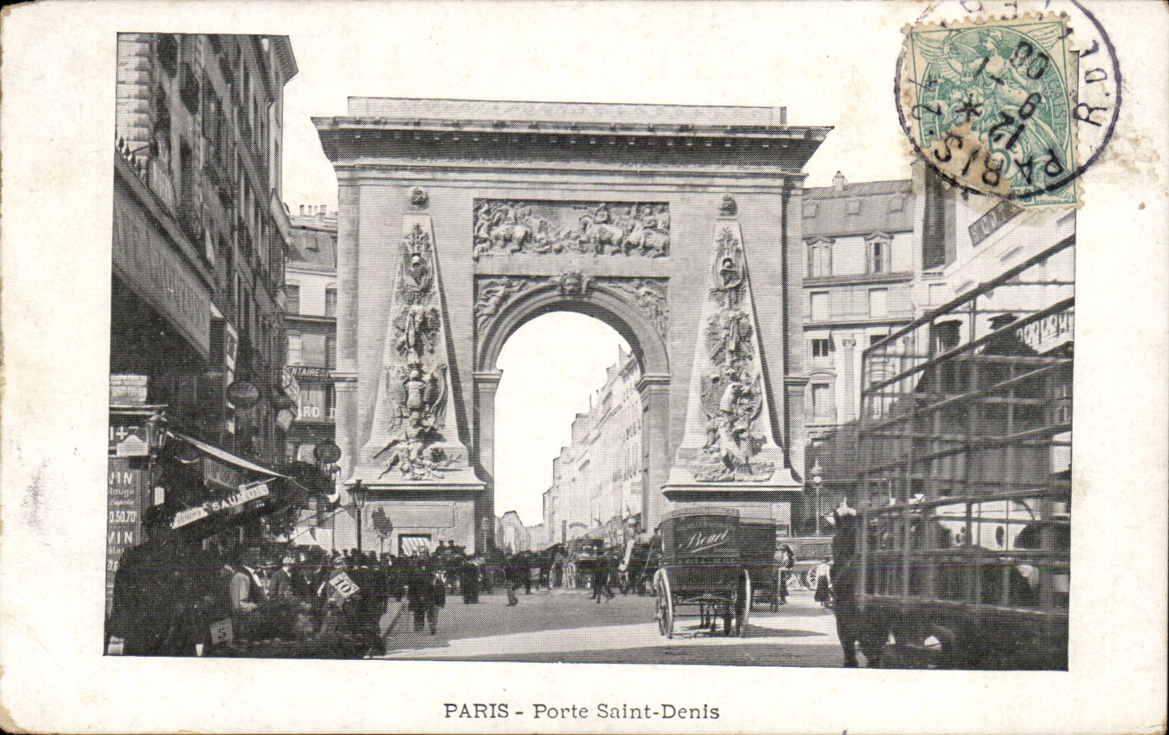 Paris - 10 - Porte Saint Denis - CPA 