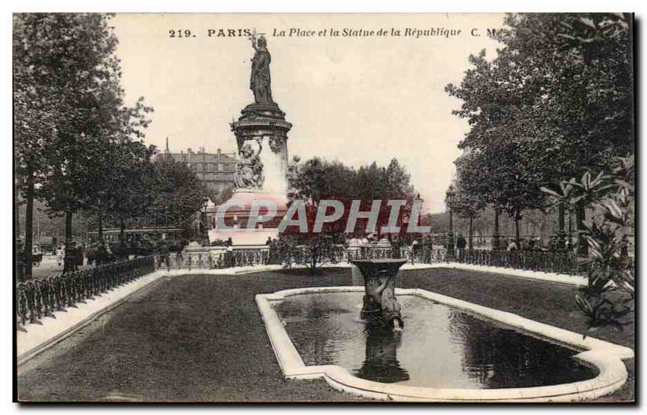 Paris - 10 - Place de la Republique - CPA 