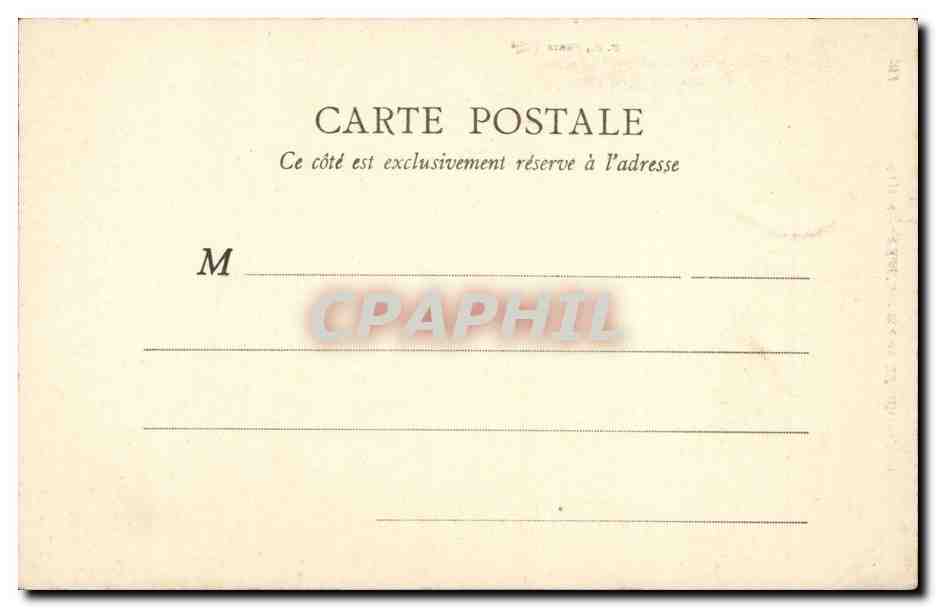 Paris - Statue de Lafayette et Washington - CPA  — Verso