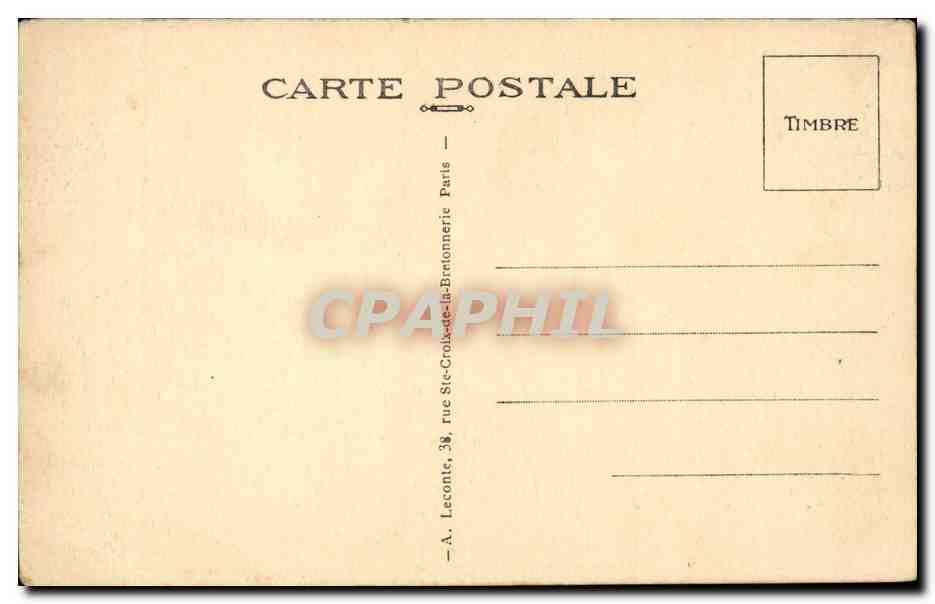 Paris - 16 - Le Trocadero - CPA  — Rückseite