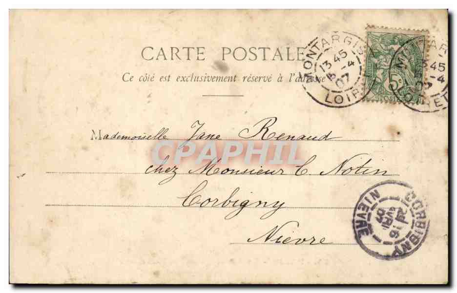 Paris - 8 - La Rue Royale et la Madeleine - CPA  — Rückseite