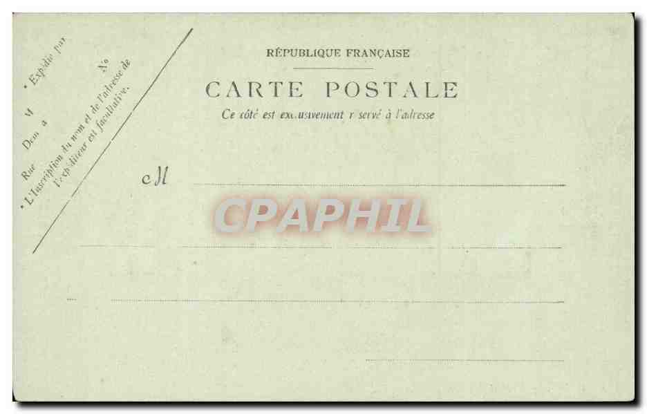 Paris - 4 - Portail de Notre Dame - CPA  — Rückseite