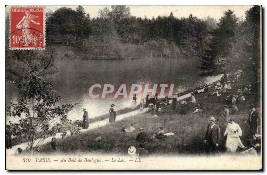 Paris - 16 - Bois de Boulogne - Le Lac - CPA 