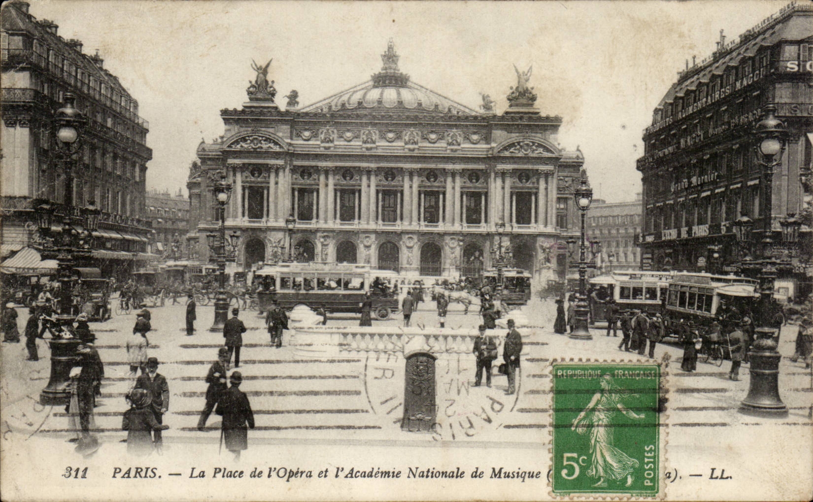 Paris - 9 - Place de l'Opera - CPA 