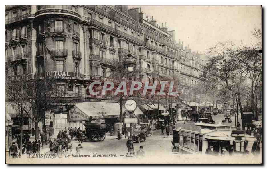 Paris - 18 - Le Boulevard Montmartre - CPA 