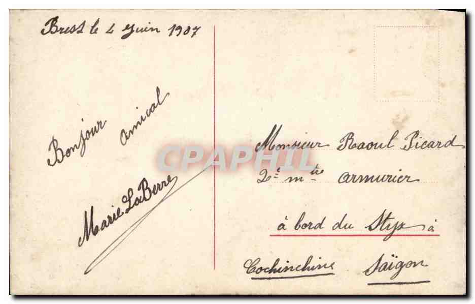 Fantaisie - Femme - Woman with shrimpers net - Pecheuse de crevettes - CPA  — Verso