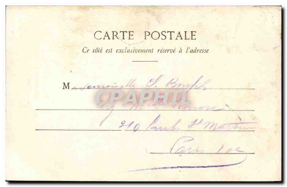Fantaisie - Couple - militaria - uniforme - CPA  — Rückseite
