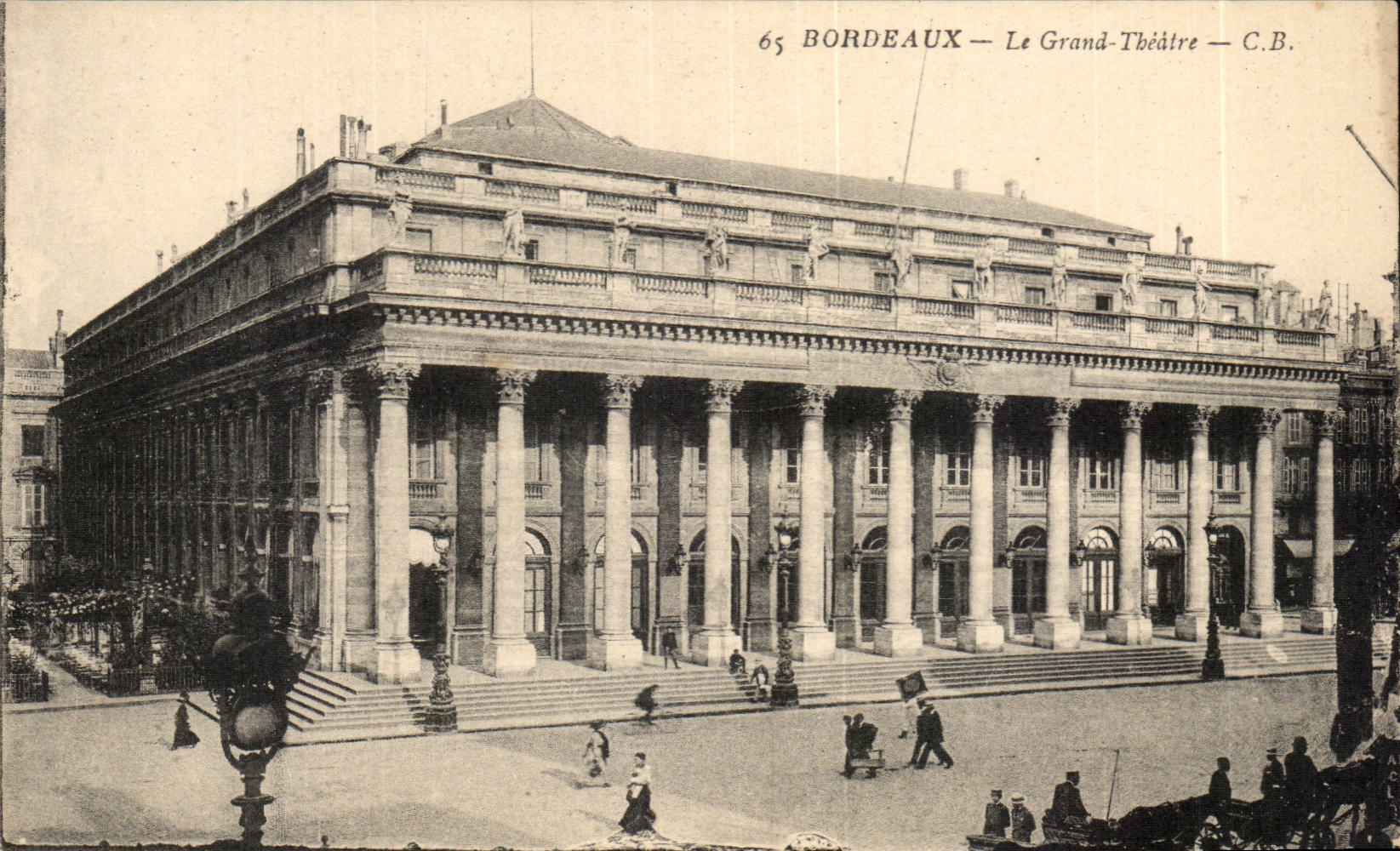 CPA Bordeaux Le grand theatre