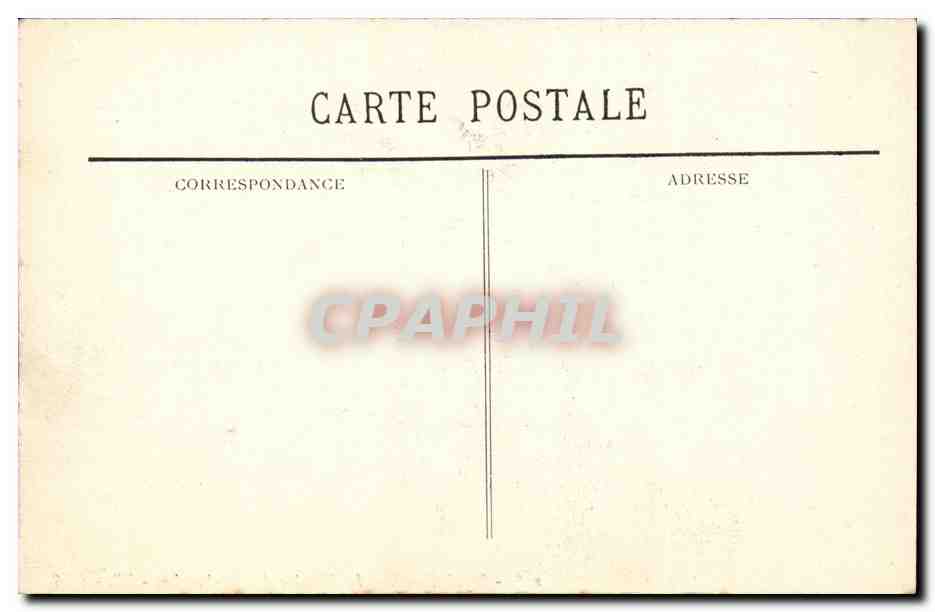 CPA Bordeaux la fontaine Amedee Larrieu — Verso