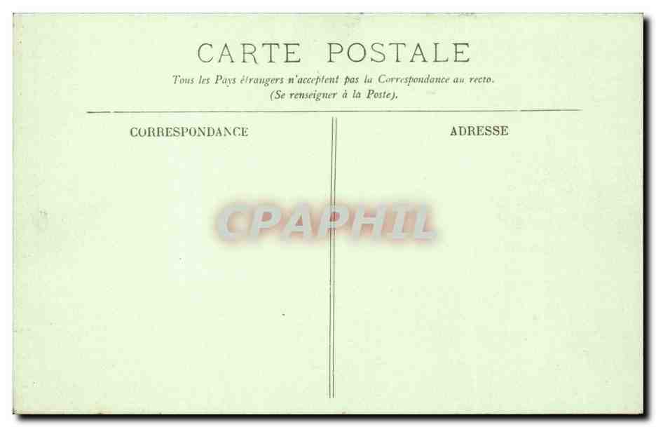 CPA Versailles L'eglise Notre Dame La nef — Verso