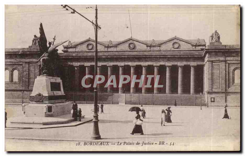 CPA Bordeaux le palais de justice