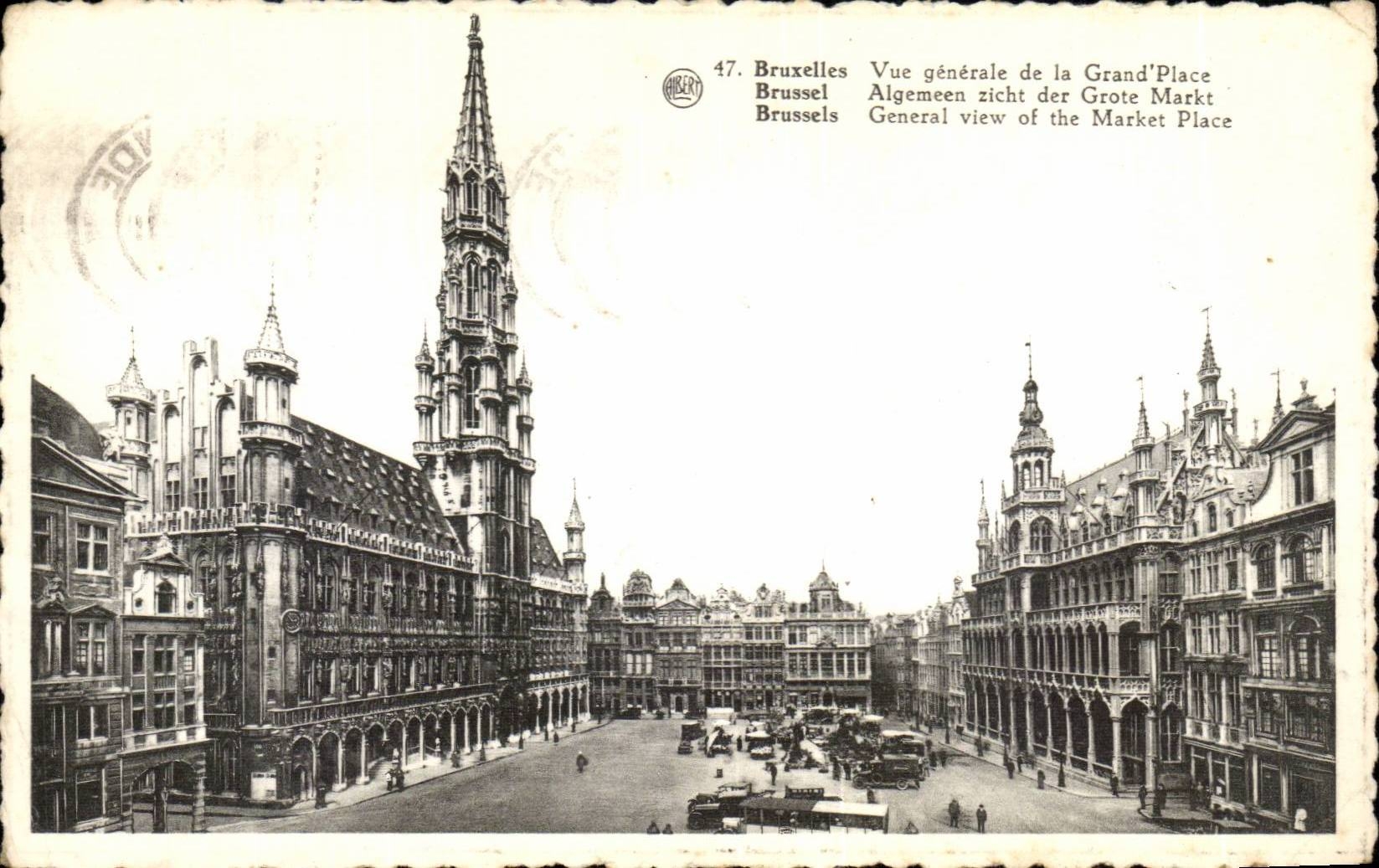 CPA Bruxelles Vue generale de la grand place