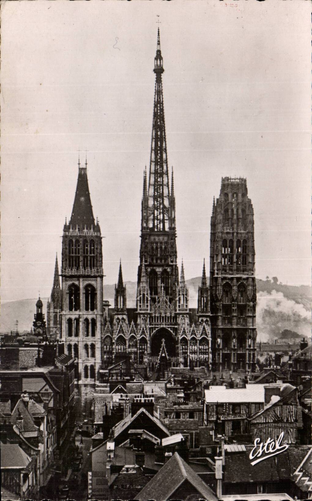 CPA Rouen La cathedrale Notre Dame