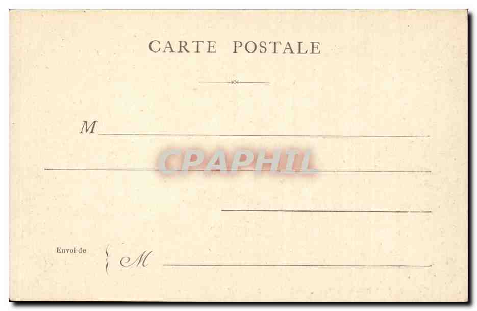 CPA Paris Gare de l'Est et boulevard de Strasbourg — Verso