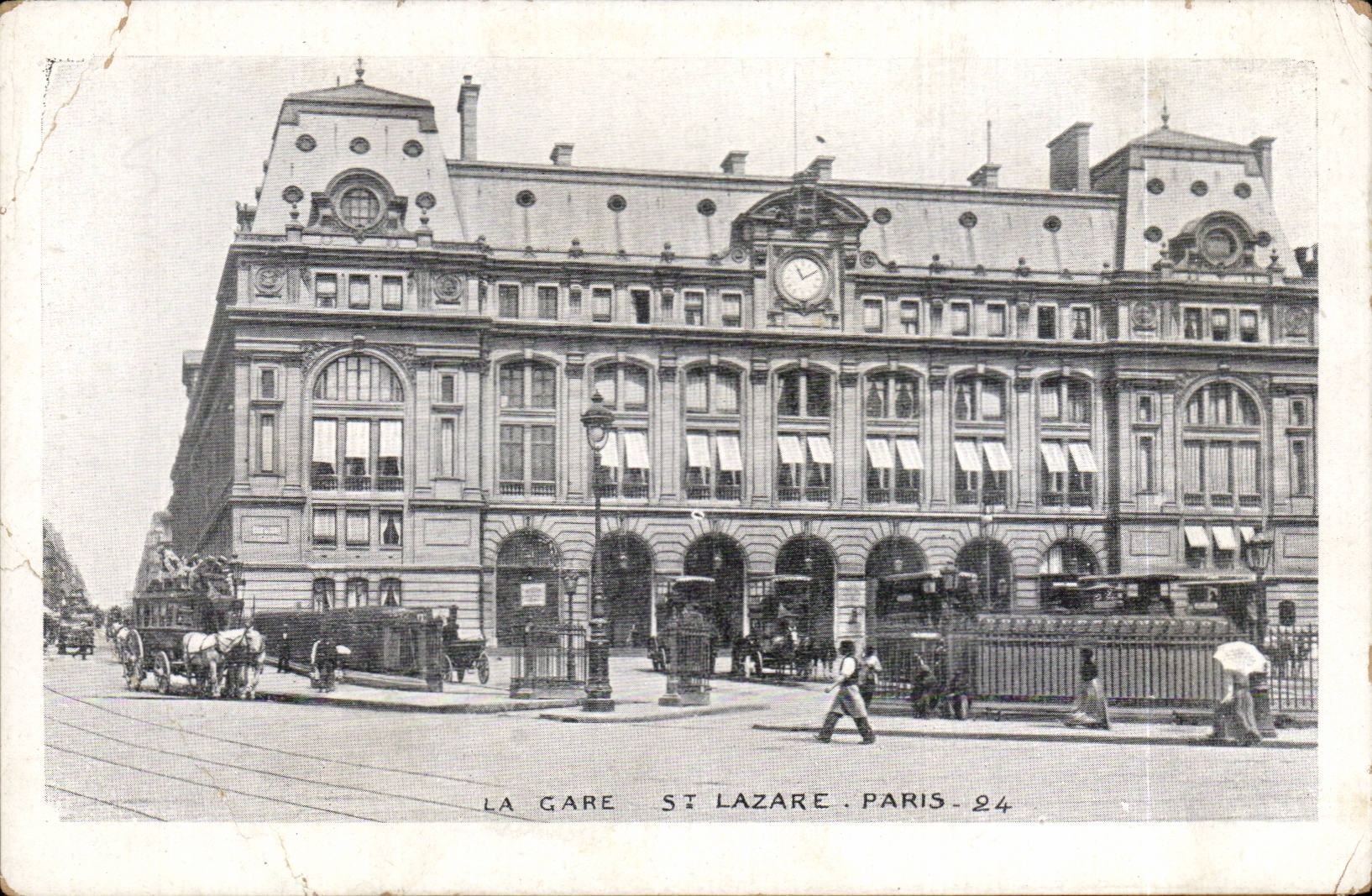 CPA Paris Gare Saint Lazare