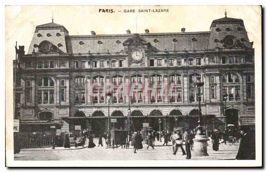 CPA Paris Gare Saint Lazare