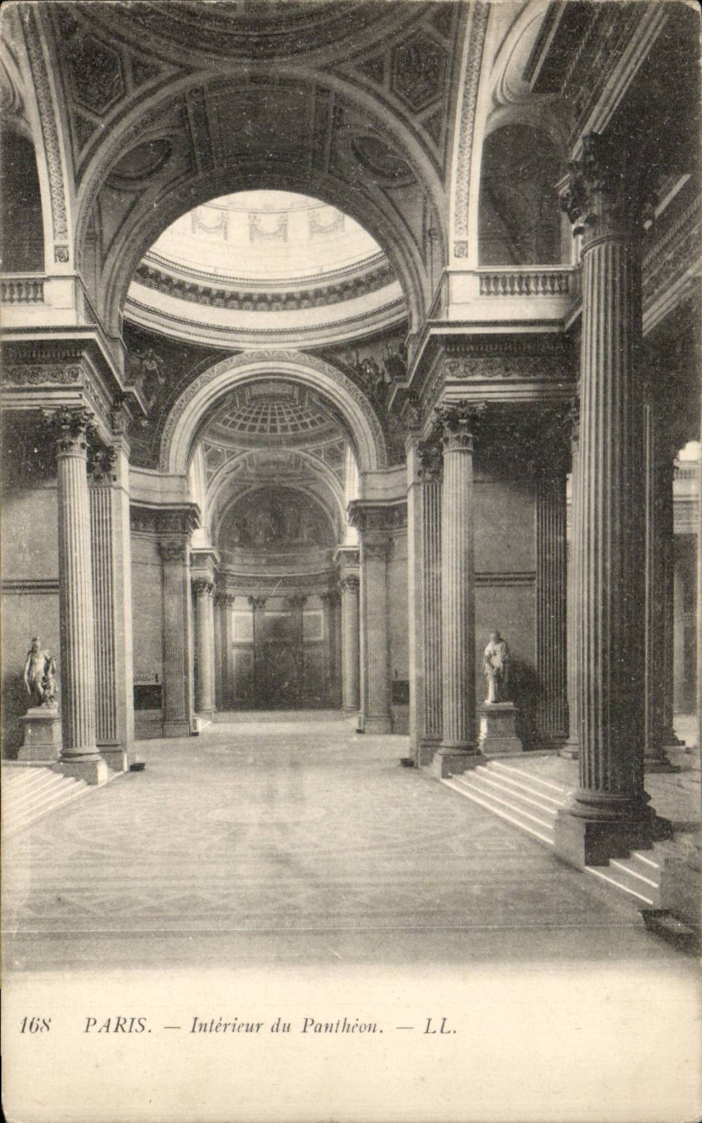 CPA Paris Interieur du Pantheon