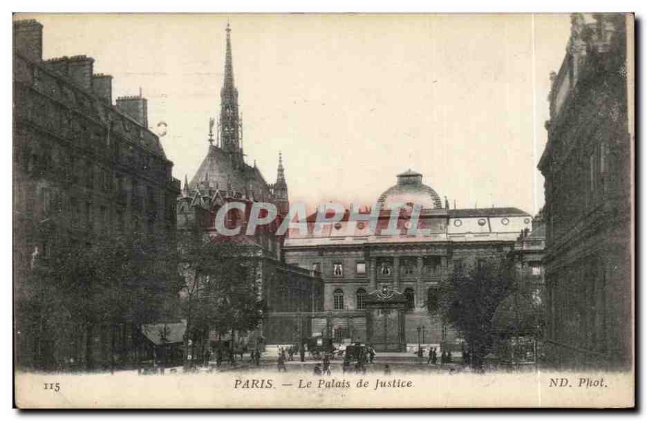 CPA Paris le palais de justice