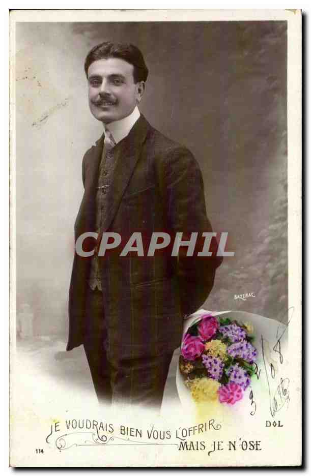 CPA Fantaise Homme