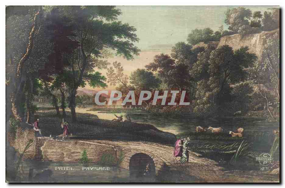 CPA Fantaise Patel Paysage