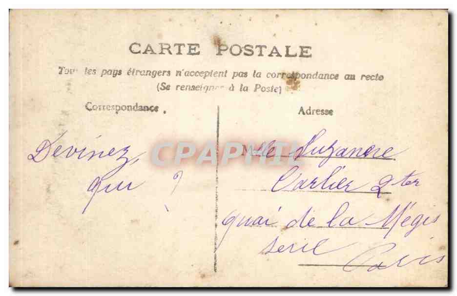 CPA Fantaise Enfant Garcon 1er avril — Rückseite