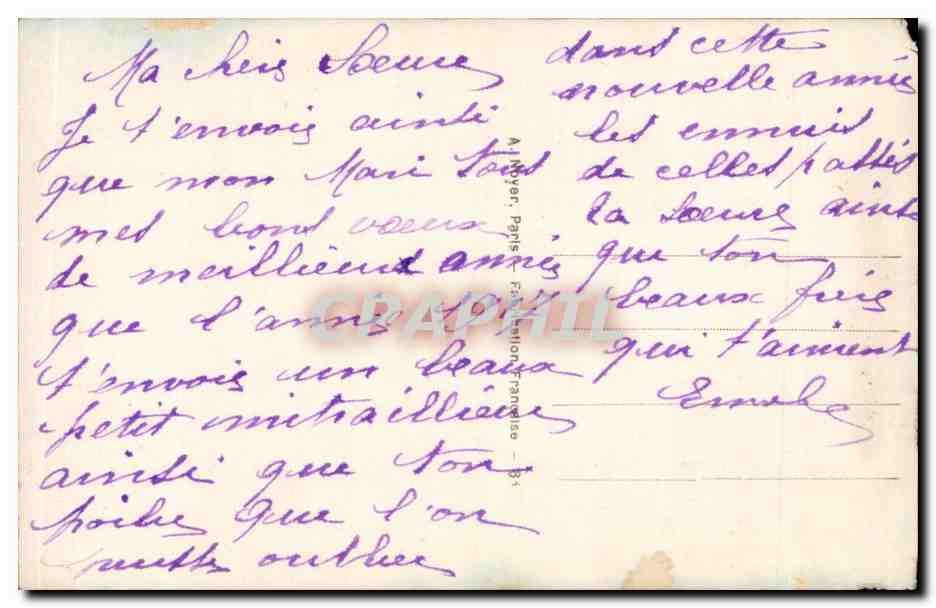 Jeune femme tenant un houx — éditeur Noer, n° 2213 — Reverso