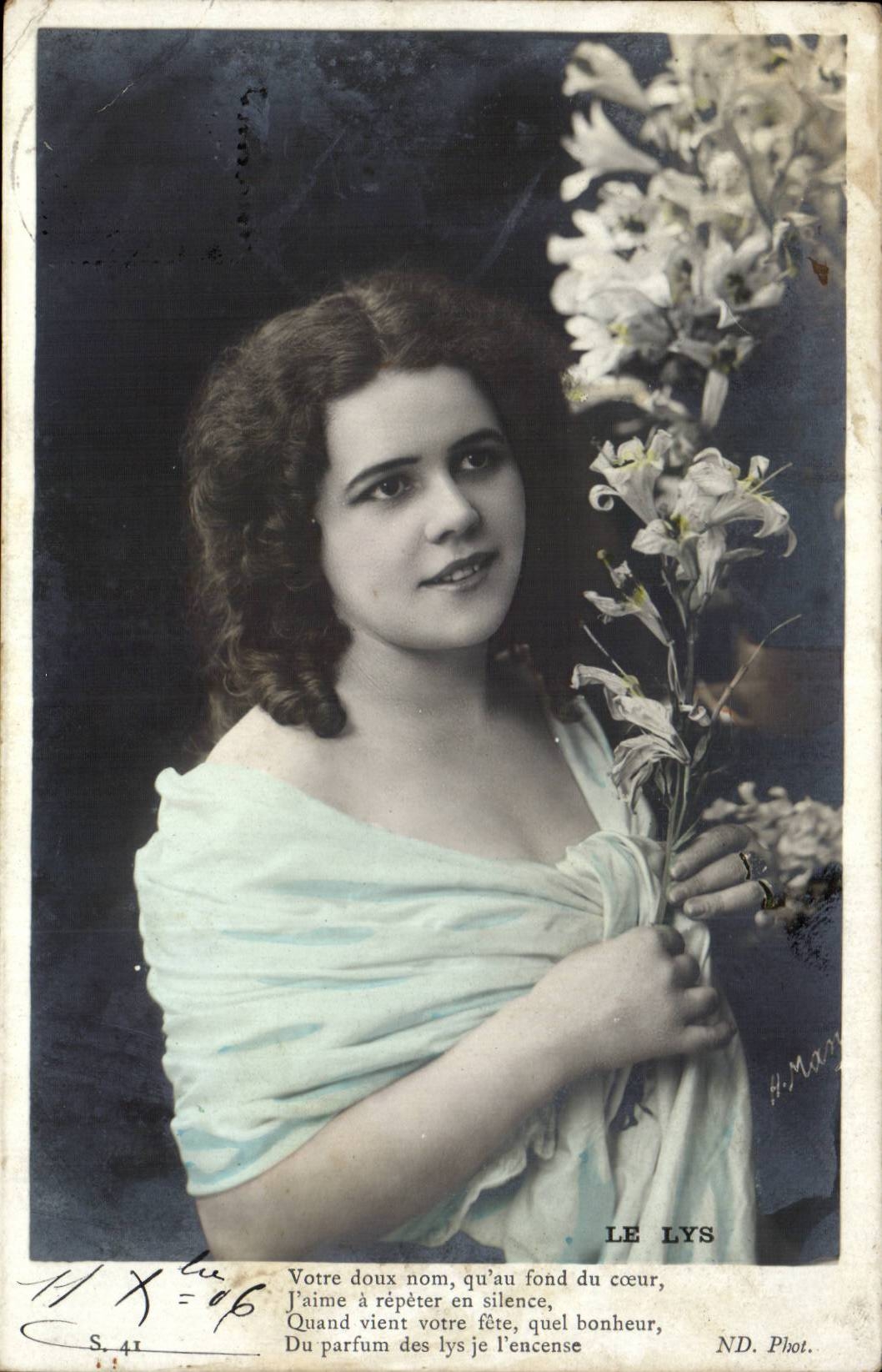 CPA Fantaisie Femme