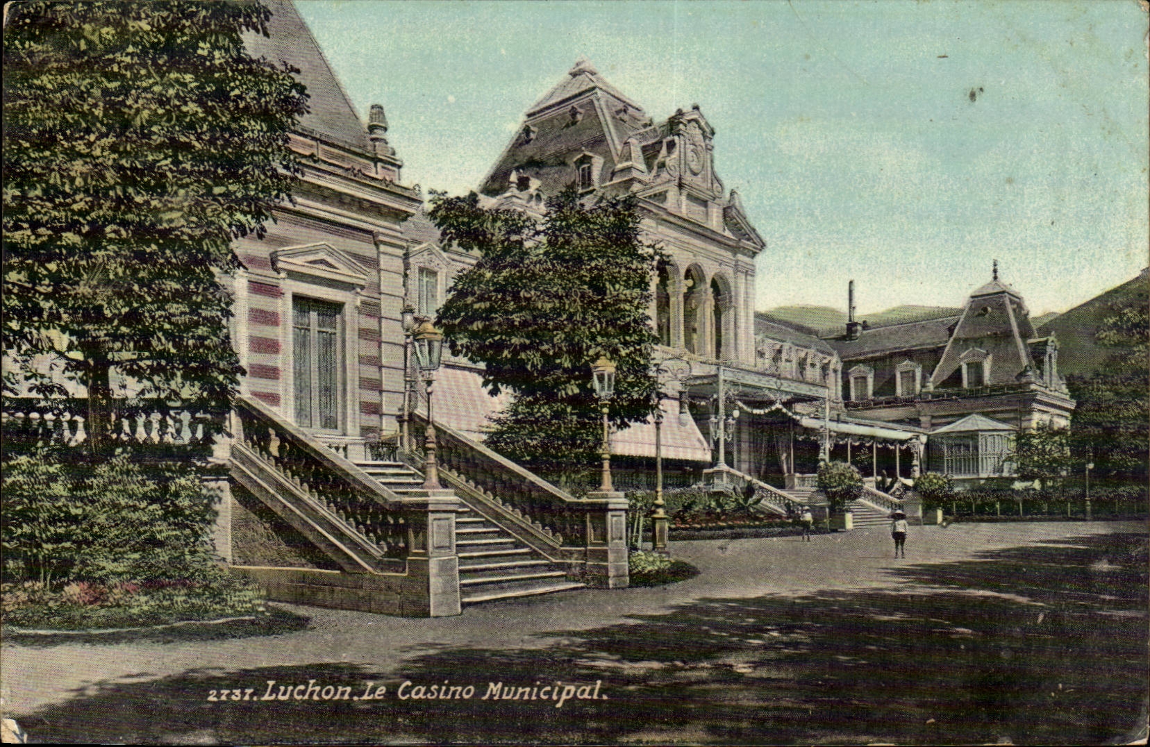 Luchon — Le Casino Municipal — Édition LABOUCHE FRÈRES, Toulouse, n° 2731